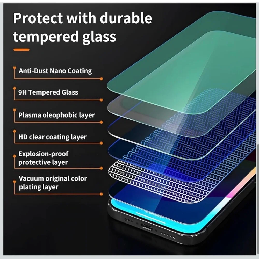 X-it 2 Packs Screen Protector for Samsung Galaxy S24 plus 6.8-inch